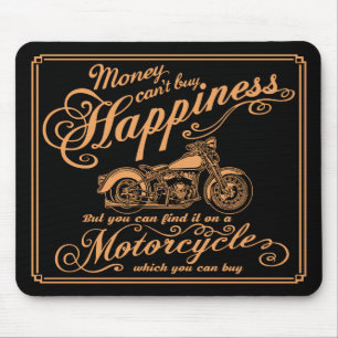 Glück - Motorrad Mousepad