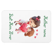 Glück - Muttertag | Beste Mama personalisieren Magnet (Horizontal)
