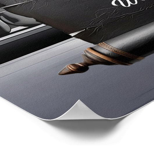 "Glück, nicht an einem anderen Ort - Walt Whitman Poster (Ecke)