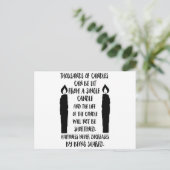 Glück nimmt nie ab, wenn man sie teilt postkarte (Stehend Vorderseite)