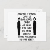 Glück nimmt nie ab, wenn man sie teilt postkarte (Vorne/Hinten)