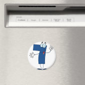 Glück Nummer 7 Magnet (In Situ (Geschirrspüler))