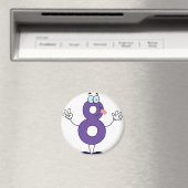 Glück Nummer 8 Magnet (In Situ (Geschirrspüler))