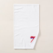 Glück Nummer sieben Badhandtuch Set (Handtuch)