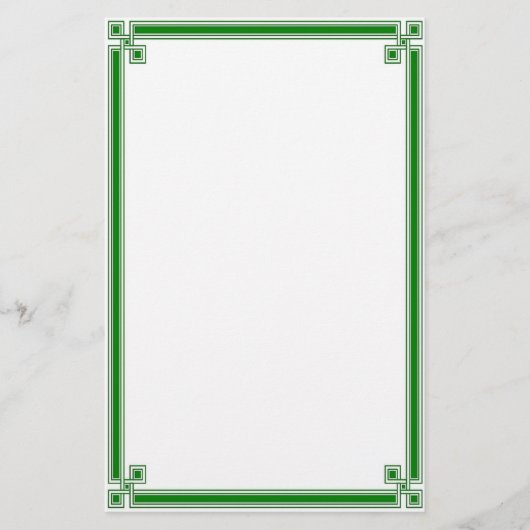 Glück O die Iren stationär Briefpapier (Vorderseite)