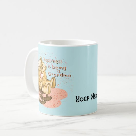 Glück Oma Tasse (Vorderseite Links)