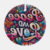 Glück Ornament Aus Glas (Rückseite)