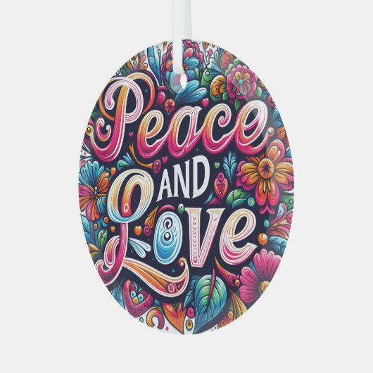 Glück Ornament Aus Glas (Vorderseite links)