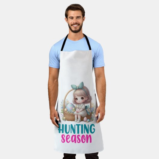 Glück Ostern - Glück Schürze (Getragen)