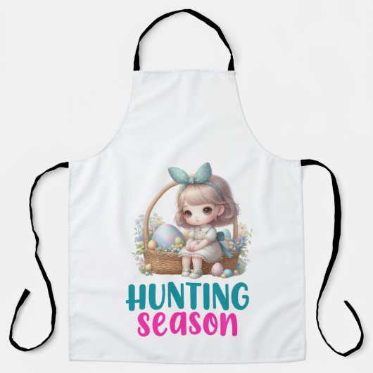 Glück Ostern - Glück Schürze (Vorderseite)