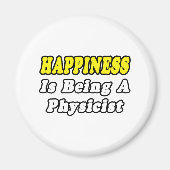 Glück... Physiker Magnet (Vorne)