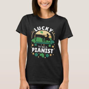 Glück, Pianistin zu sein und Klavier zu spielen T-Shirt