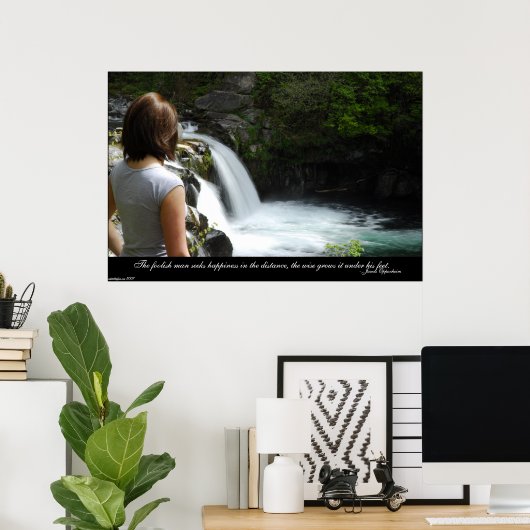 Glück Poster (Heimbüro)