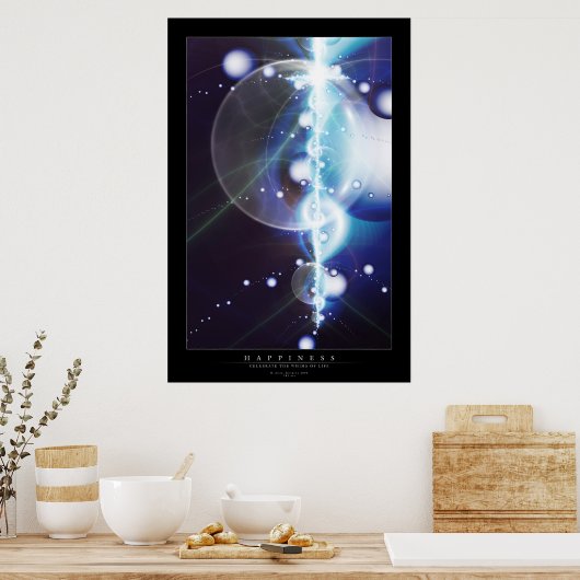 Glück Poster (Küche)