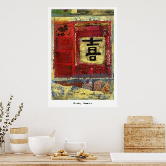 Glück Poster (Küche)