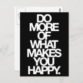 Glück Postkarte (Vorne/Hinten)