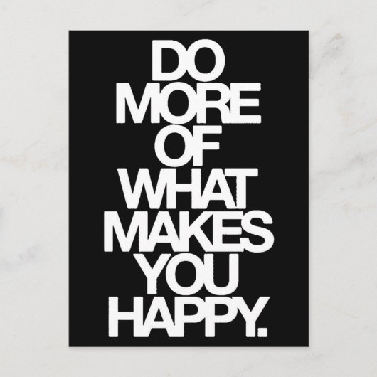 Glück Postkarte (Vorderseite)