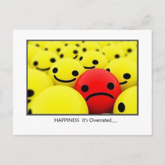 Glück Postkarte (Vorderseite)