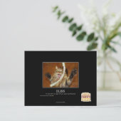 Glück Postkarte (Stehend Vorderseite)