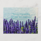 Glück Postkarte (Vorderseite)