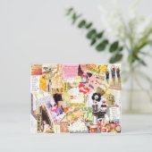 Glück Postkarte (Stehend Vorderseite)