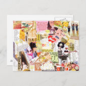 Glück Postkarte (Vorne/Hinten)