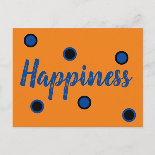 Glück Postkarte (Vorderseite)