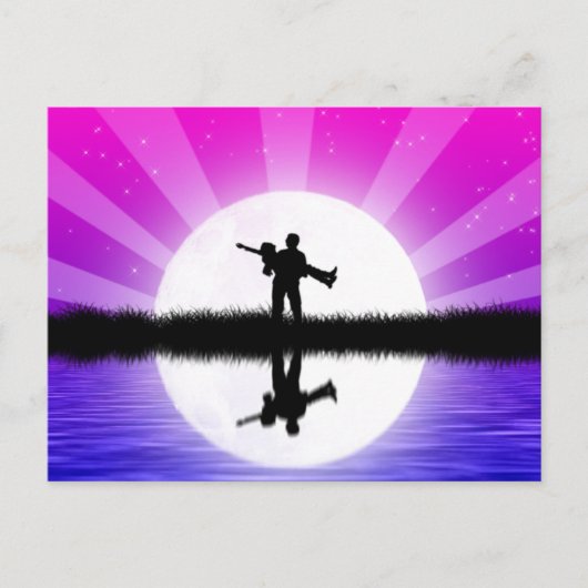 Glück Postkarte (Vorderseite)