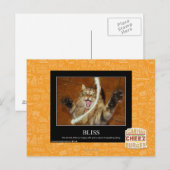 Glück Postkarte (Vorne/Hinten)