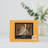 Glück Postkarte (Stehend Vorderseite)