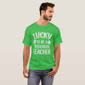 Glück, Preschool Lehrer St Patrick Day T-Shirt (Vorne ganz)