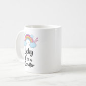 Glück, Recruiter-Tasse zu sein Kaffeetasse (Vorderseite Links)