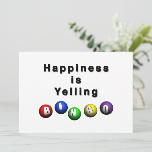 Glück ruft BINGO (Stehend Vorderseite)