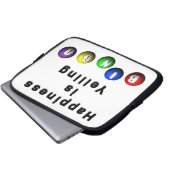 Glück ruft BINGO Laptopschutzhülle (Vorne Knopf)