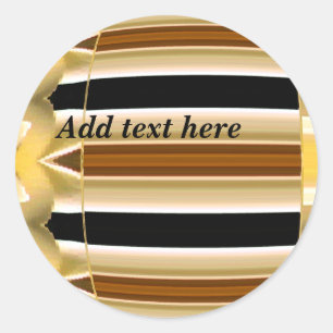 Glück_ Runder Aufkleber