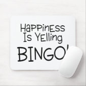 Glück schreit Bingo Mousepad (Mit Mouse)