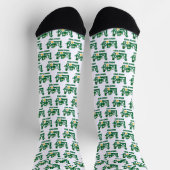 Glück seit Jahr Socken (Oben)