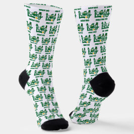 Glück seit Jahr Socken
