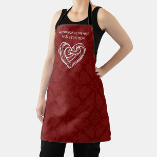 Glück Selbstgemachte Pasta Mama Italienischer Tros Schürze