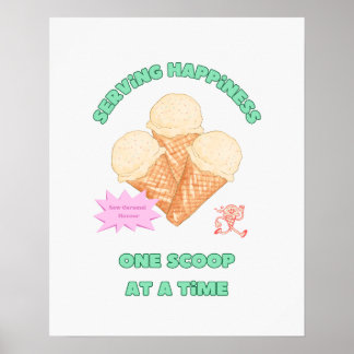 Glück servieren poster