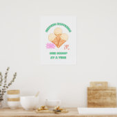 Glück servieren poster (Küche)