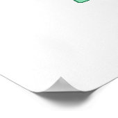 Glück servieren poster (Ecke)