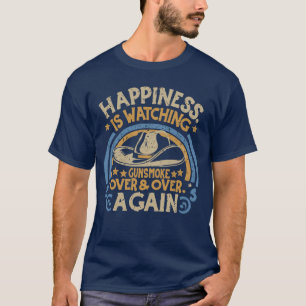 Glück sieht Gunrauspuckerhut Cowboyhut zu T-Shirt