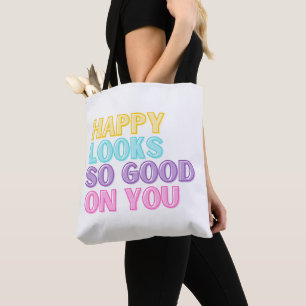 Glück sieht so gut aus auf deiner Tasche