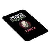 Glück spielt Mahjong Game Player Games Magnet (Rechte Seite)