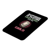 Glück spielt Mahjong Game Player Games Magnet (Linke Seite)