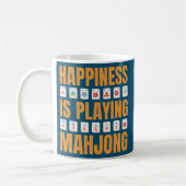 Glück spielt Mahjong Mahjong Party Kaffeetasse (Links)