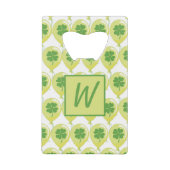 Glück St. Patrick's Clovers Geldbeutel Flaschenöffner (Vorderseite)