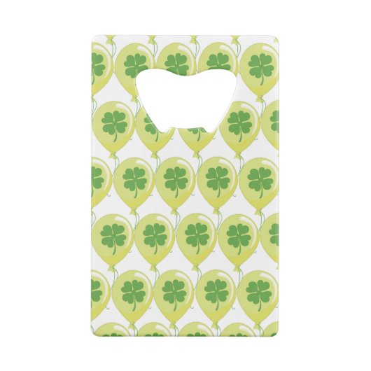 Glück St. Patrick's Clovers Geldbeutel Flaschenöffner (Rückseite)