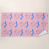 Glück Strandtuch (Vorderseite)